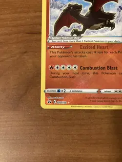 Pokemon TCG Radiant Charizard 020/159 Crown Zenith Holo Card - Image 5