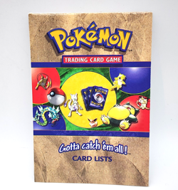 1999 Vintage Pokemon Trading Card Game - Card Lists (Base, Jungle, Fossil) - Image 1