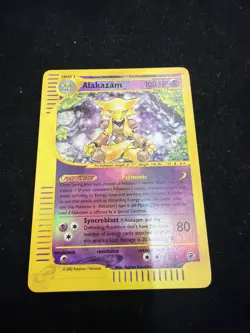 Alakazam 1/165 Reverse Holo Expedition Base Set Pokemon Card - Image 2