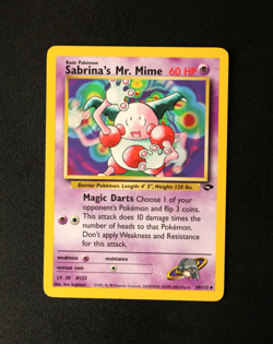 Pokemon Card TCG - Sabrina's Mr. Mime 59/132 - Gym Challenge - Uncommon - LP ⭐ - Image 1