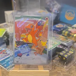 Pokemon Charmander 038/MP Stamped Holo Basic Flame 80HP Ember 30 Card Stock - Image 1