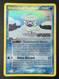 Snow-cloud Castform 29/113 EX Delta Species Reverse Holo Rare Pokemon Card NM - Image 1