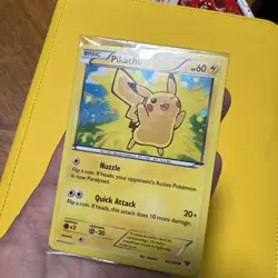 Pokemon Card - Pikachu XY 42/146 - Holo - Swirl Movie Promo - Factory Sealed - Image 5
