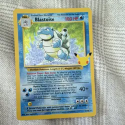 Pokemon Blastoise Base Set 2 002/130 Holo Rare Stage 2 100 HP English Card - Image 1
