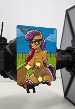 MTG, Plains, My Little Pony, Waifu, Alter, Hand Painted by BAZAYO, 18+ - Image 2