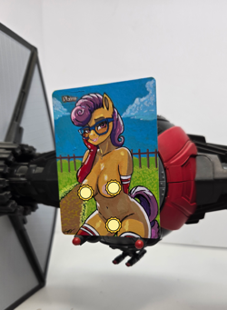 MTG, Plains, My Little Pony, Waifu, Alter, Hand Painted by BAZAYO, 18+ - Image 3