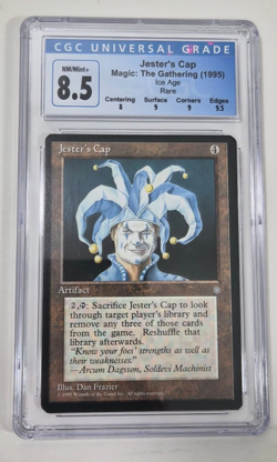 Magic The Gathering Ice Age Jester's Cap MTG Graded CGC 8.5 Vintage 1995 - Image 1