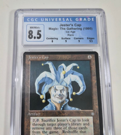Magic The Gathering Ice Age Jester's Cap MTG Graded CGC 8.5 Vintage 1995 - Image 3