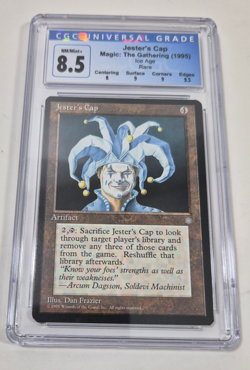 Magic The Gathering Ice Age Jester's Cap MTG Graded CGC 8.5 Vintage 1995 - Image 4