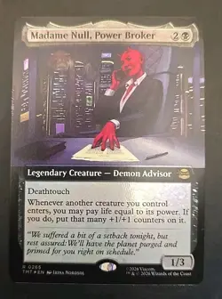 Madame Null, Power Broker (Extended Art) Teenage Mutant Ninja Turtles MTG Foil - Image 1