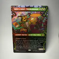 Raph & Mikey, Troublemakers (Showcase) Teenage Mutant Ninja Turtles Foil - Image 1