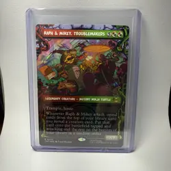 Raph & Mikey, Troublemakers (Showcase) Teenage Mutant Ninja Turtles Foil - Image 4