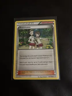 Teammates 141/160 - Pokemon TCG XY Primal Clash - Trainer Card - Near Mint NM - Image 1