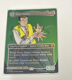 FOIL BORDERLESS Peter Parker Amazing Spider-Man - #232 Mythic Marvel's Spider - Image 1