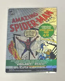 FOIL BORDERLESS Peter Parker Amazing Spider-Man - #232 Mythic Marvel's Spider - Image 2