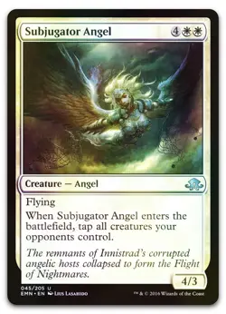 Subjugator Angel #45 (Foil) (LP) Eldritch Moon EMN Magic MTG - Image 1