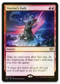 Warrior's Oath #130 (Foil) (NM) Double Masters 2022 2X2 Magic MTG - Image 1