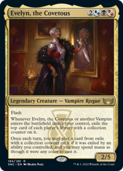 Evelyn, the Covetous - Streets of New Capenna #184/281 MTG Magic The Gathering - Image 1