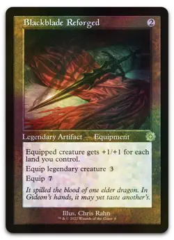 Blackblade Reforged #6 (Foil) (NM) Brothers' War BRR Magic MTG - Image 1