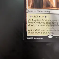 Godless Shrine 248/259 Ravnica Allegiance: Rare Land - Near Mint - Image 4