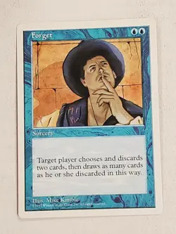 MTG Forget (5th Edition/Blue/R) - BGM - Image 1