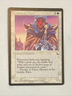 MTG - Knights Of Thorn - The Dark - NM English Magic 1994 - Image 1