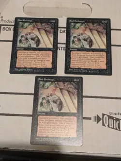 Soul Exchange - Fallen Empires - MTG - NM X3 - Image 1