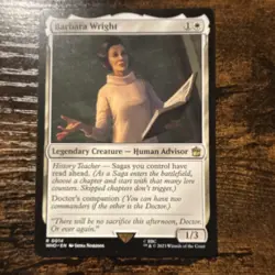 Magic: The Gathering Barbara Wright Legendary Creature White Universes Beyond 0… - Image 1