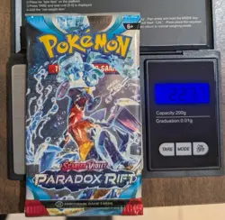 Paradox Rift Booster Pack - Heavy 22.77g - Sealed - Pokemon TCG Scarlet & Violet - Image 1