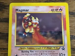 Pokemon Wotc Black Star Promo # 44 Magmar,,not played - Image 2