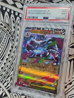 Mega Charizard X ex #013 M2 Inferno X 2025 JP Pokemon PSA 9 MINT (523) - Image 5