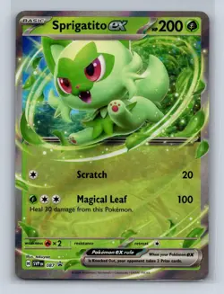 SPRIGATITO EX 087 HOLO P SCARLET & VIOLET PROMO POKEMON NM - Image 1