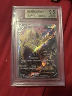 Jolteon V 144/132 alt art SR - Pokemon TCG Card Beckett 9.5 not psa ace 10 - Image 3