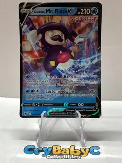 Pokemon Galarian Mr. Rime V 049/189 Astral Radiance SWSH ULTRA RARE MISCUT - Image 1