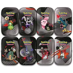 Pokemon TCG Black Bolt White Flare Scarlet & Violet Mini Tin 2 Booster Packs - Image 2
