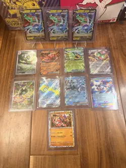 Lot of 12 Pokemon Full Art EX IR SIR Mega Promo Cards Near Mint Condition - Image 1