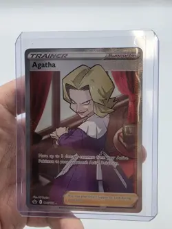 Agatha (Full Art) 186/198SWSH06: Sword & Shield Chilling Reign Near Mint Pokemon - Image 1