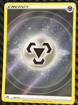 Metal Energy 159/159 Rare Ultra Crown Zenith Pokemon Near Mint - Image 1