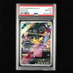 PSA 10 GEM MT 2023 Pokemon JPN Pikachu 173/165 AR - Image 1