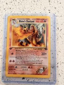 Pokemon TCG Blaine’s Charizard 2/132 1st Edition Holo - Image 1