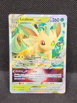 Leafeon VSTAR Crown Zenith 014/159 Holo Ultra Rare 2023 Pokemon - Image 1