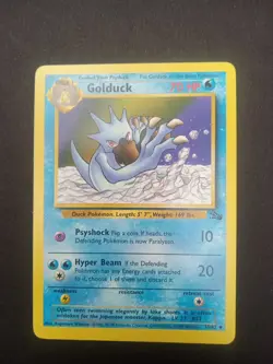 Golduck - 35/62 Fossil Unlimited Uncommon Pokemon - NM/LP - Image 1