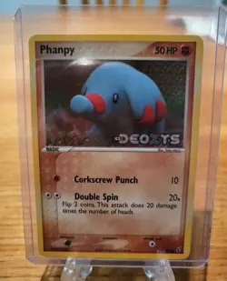 Phanpy 69/107 Deoxys STAMPED Holo Pokemon SEE PICTURES - Image 1