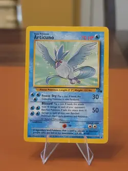 Articuno - 17/62 - Pokemon Fossil Unlimited DMG CREASED - Image 1