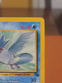 Articuno - 17/62 - Pokemon Fossil Unlimited DMG CREASED - Image 3