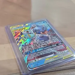 Pokemon Blastoise & Piplup GX TAG TEAM Ultra Rare Holo Cosmic Eclipse 38/236 - Image 4