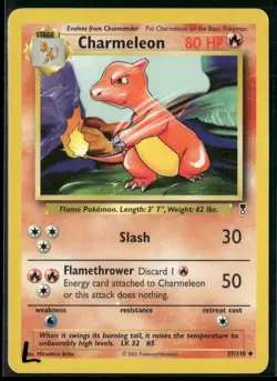 Pokemon - Charmeleon 37/110 Legendary Collection LP - Image 1