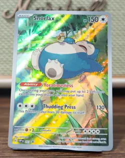 Full Art - Snorlax Pokemon Scarlet & Violet Black Star Promo #051 - Image 4