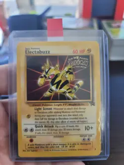 Pokemon Electabuzz Kids WB stamped Black Star Promo - Image 1