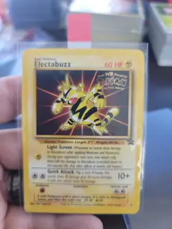 Pokemon Electabuzz Kids WB stamped Black Star Promo - Image 3